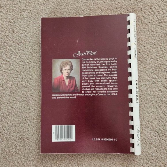 4/$25 Company's Coming Casseroles by Jane Pare - Plastic comb‎ - Vintage 1982 - Picture 5 of 5